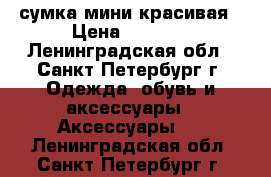 сумка мини красивая › Цена ­ 4 000 - Ленинградская обл., Санкт-Петербург г. Одежда, обувь и аксессуары » Аксессуары   . Ленинградская обл.,Санкт-Петербург г.